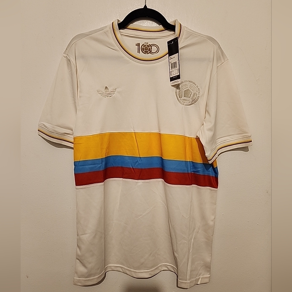 ADIDAS Colombia Anniversary 100 Years Jersey Authentic